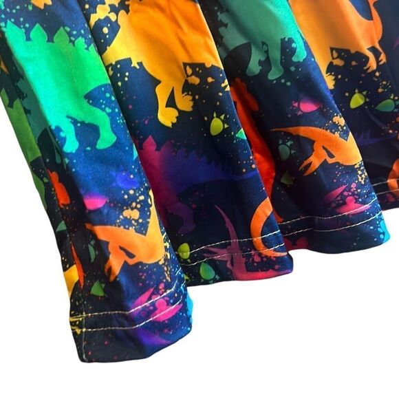 Cosmic Dinosaur dress size 7/8 - Picture 3 of 4